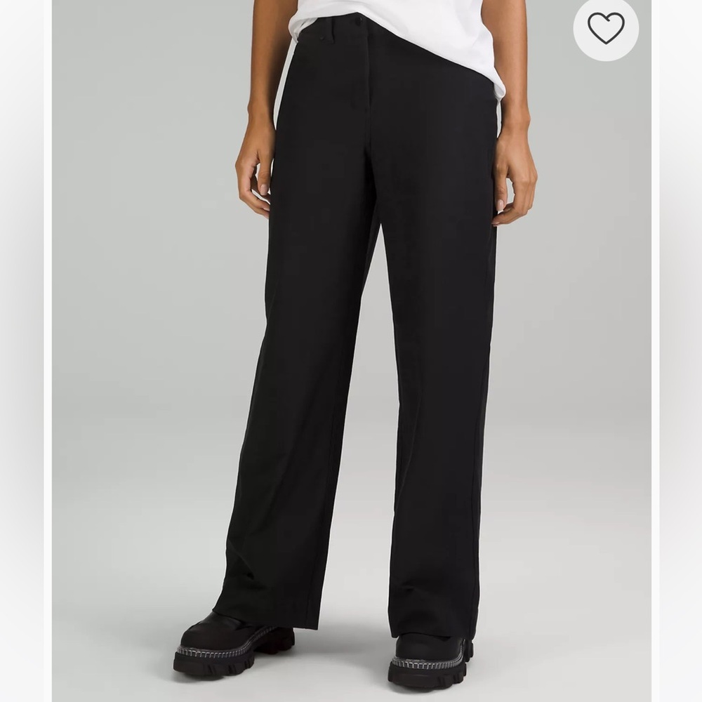 Lululemon City Sleek 5 Pocket High-Rise Wide-Leg Pant Full LengthLight Utilitech